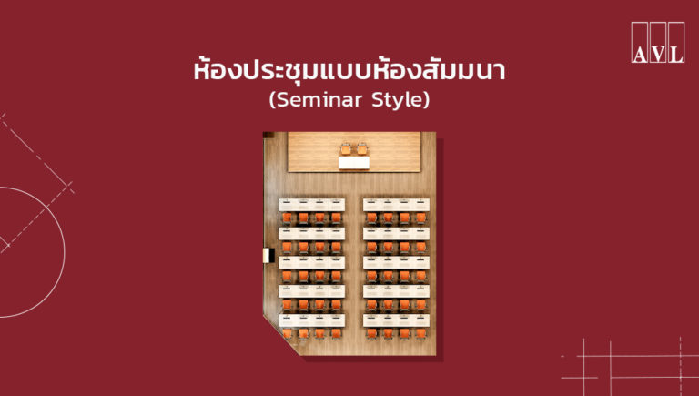 รูปแบบการจัดห้องประชุม ให้เหมาะกับกิจกรรมภายในองค์กรของคุณ | AVL